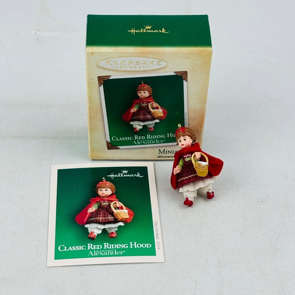Hallmark Madame Alexander‎ Classic Red Riding Hood Miniature Ornament 2004